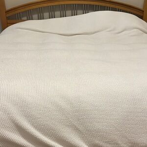 Quince organic waffle duvet cover set